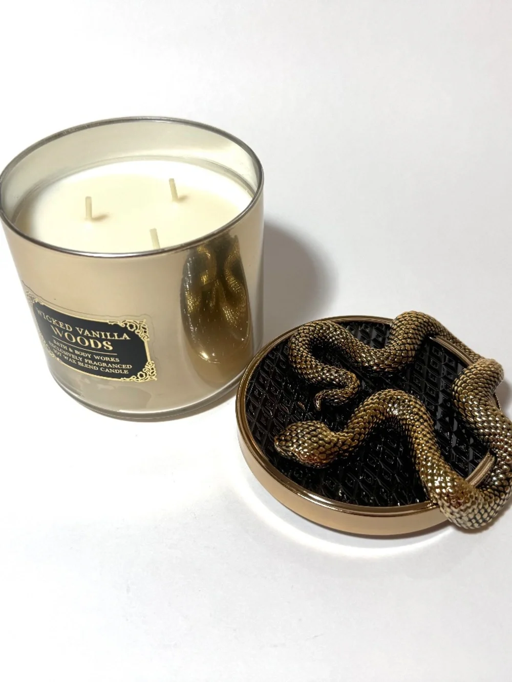 WICKED VANILLA WOODS 3 Wick Candle